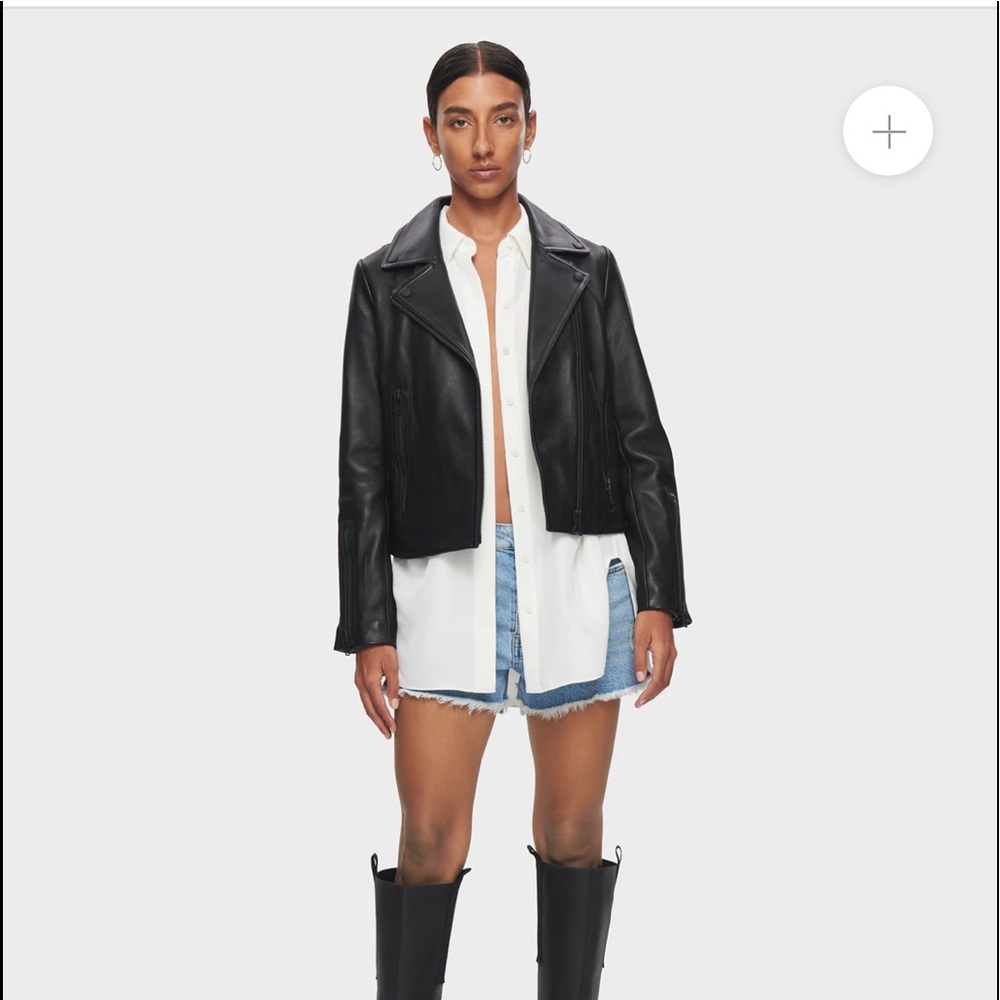 DSTLD Leather Jacket